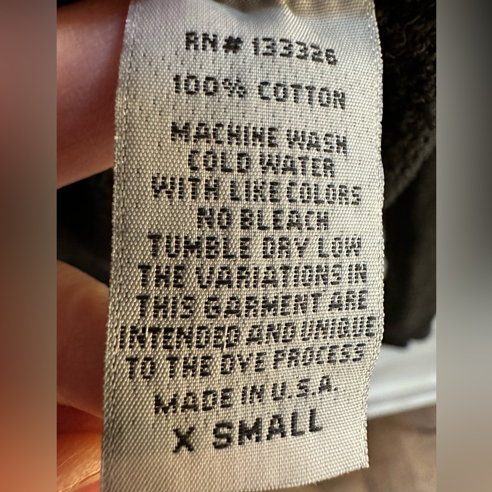 Retrobrand Los Angeles East Coast Black Crewneck Unisex XS - Picture 4 of 5